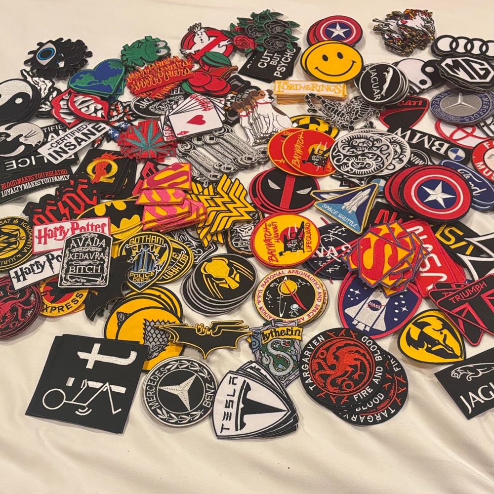 Mystery Bundle of 10 Assorted Iron-On Patches